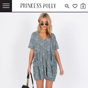 NEW Princess Polly Mini Dress Green